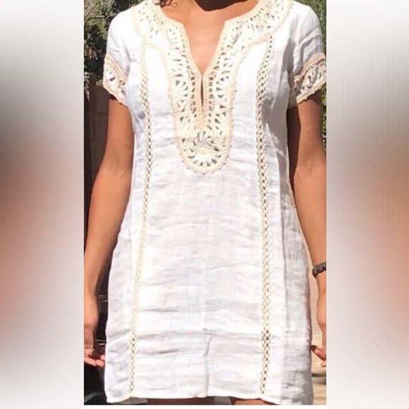 Calypso St. Barth 100% Linen Dress Size Small - Picture 12 of 12